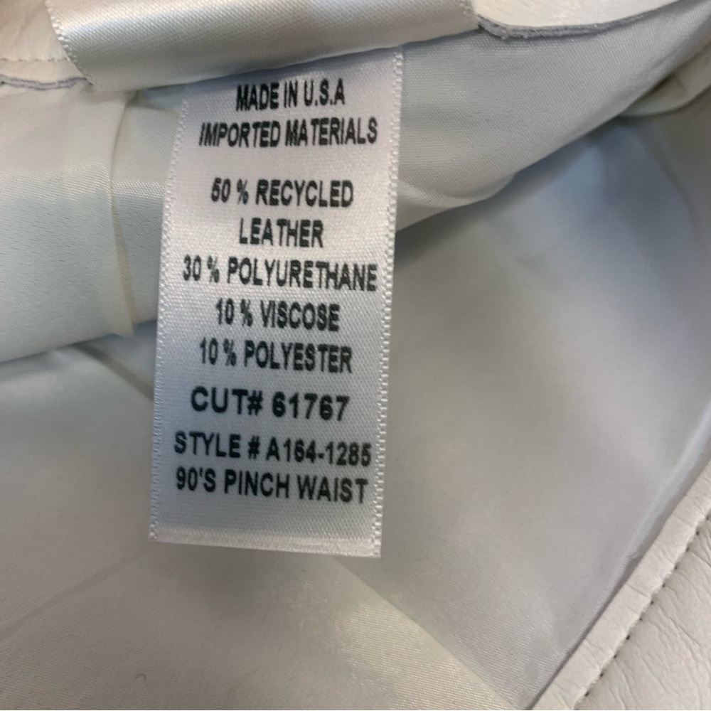 Agolde 90s Pinch Waist Recycled Leather Pants - Picture 7 of 15